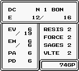 une photo d'Ã©cran de Mystic Quest sur Nintendo Game Boy